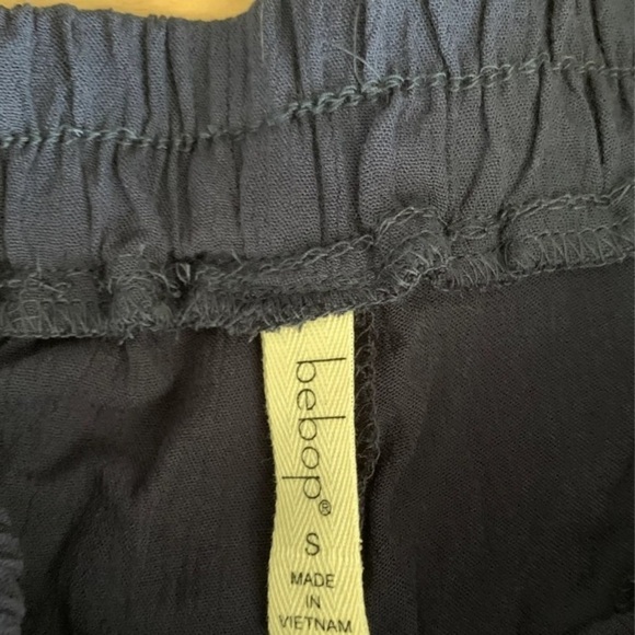 NWT Bepop  dark blue boho pull on shorts size small - Picture 5 of 6